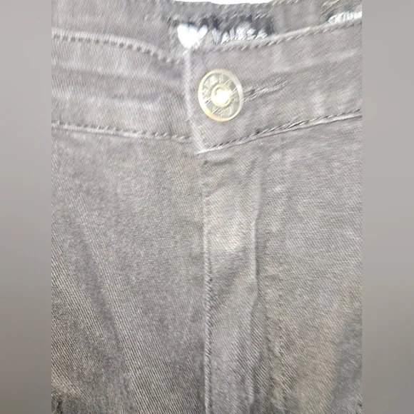 Waimea Men's 36x32 Black Distressed Moto Jeans with Reflective Stripes - Picture 5 of 13